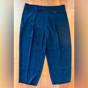 NWT Madewell The Plus Rosedale High-Rise Straight Pant in Crepe - 18W - Black